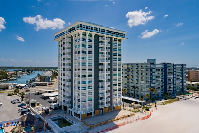 17408 Gulf Blvd Unit 203, Redington Shores, FL 33708 - view of apartment building / complex featuring a water view