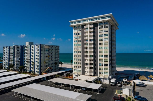 17408 Gulf Blvd Unit 203, Redington Shores, FL 33708 - view of apartment building / complex featuring view of water and beach