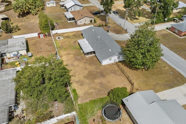aerial view of residential area