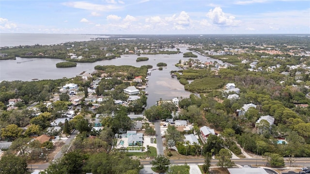 608 Betmor Ln, Palm Harbor, FL 34683 - aerial overview of property's location featuring a large body of water