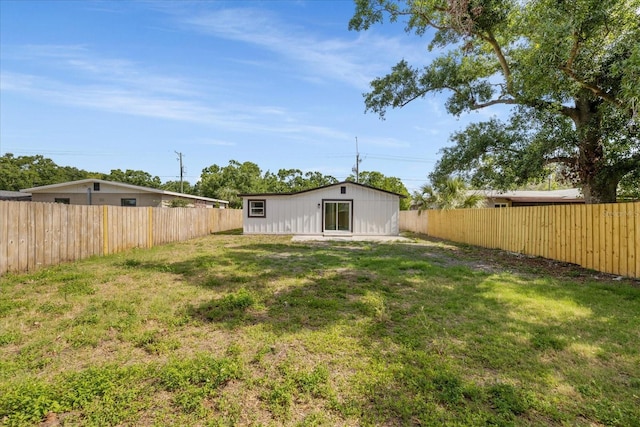 view of yard