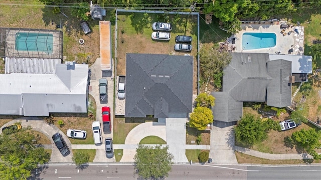 19212 Sunlake Blvd, Lutz, FL 33558 - aerial view of a pool