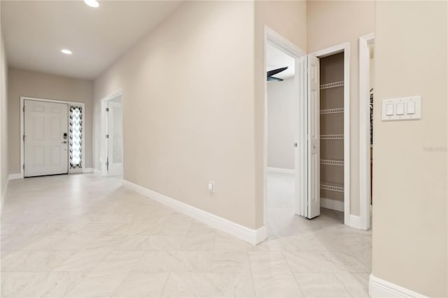 2262 Lune Ct, Melbourne, FL 32904 - foyer featuring recessed lighting and baseboards