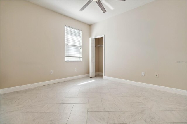 2262 Lune Ct, Melbourne, FL 32904 - unfurnished room with a ceiling fan and baseboards