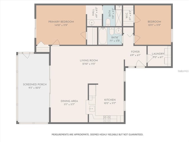 322 Windrush Loop Unit 22, Tarpon Springs, FL 34689 - floor plan / room layout