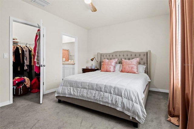 2906 Boxwood Grove Row, Wesley Chapel, FL 33543 - carpeted bedroom with a spacious closet, a closet, and baseboards