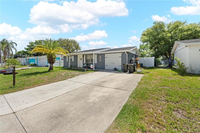 9126 Greenbriar Ln, Port Richey, FL 34668 - single story home with a garage, driveway, and stucco siding