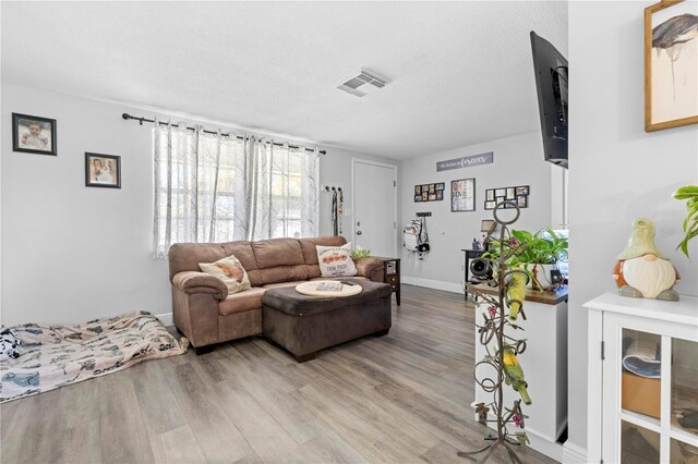 9126 Greenbriar Ln, Port Richey, FL 34668 - living area with light wood-type flooring and baseboards