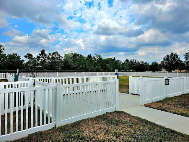 6937 Gideon Cir, Zephyrhills, FL 33541 - view of gate