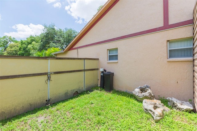 view of property exterior featuring stucco siding