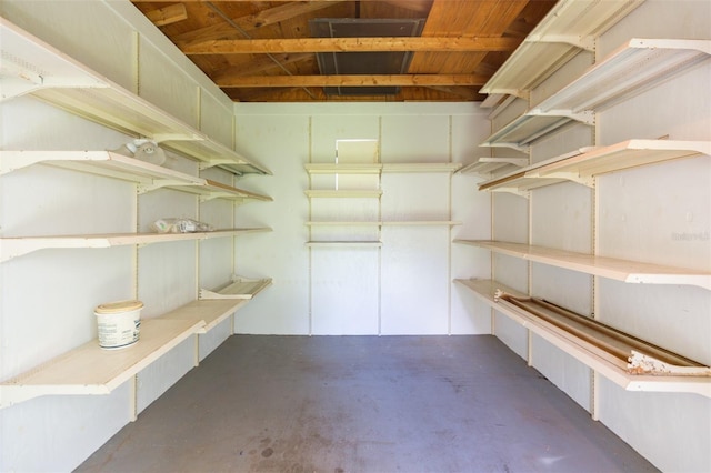 view of storage