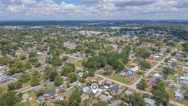 aerial view of property's location