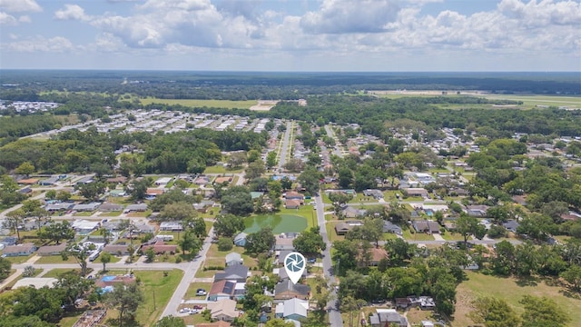 aerial view of residential area