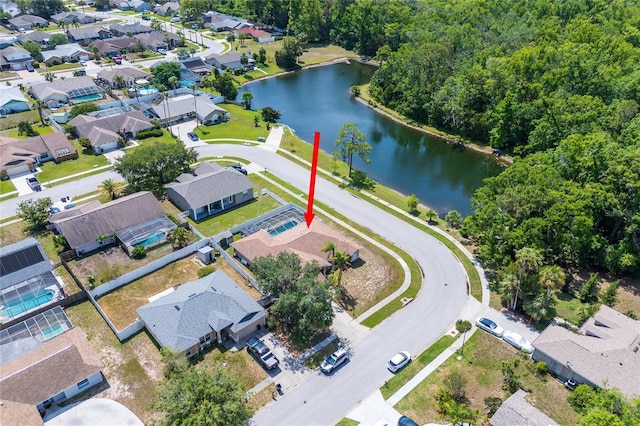 10149 Briar Cir, Hudson, FL 34667 - aerial view of property and surrounding area with a nearby body of water and nearby suburban area