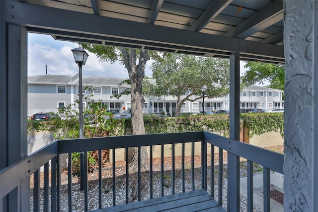 4801 W Mcelroy Ave Unit D104, Tampa, FL 33611 - deck with a residential view