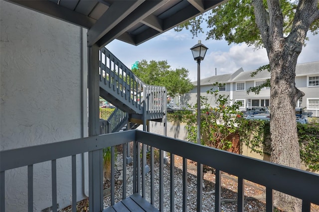 4801 W Mcelroy Ave Unit D104, Tampa, FL 33611 - balcony with stairway