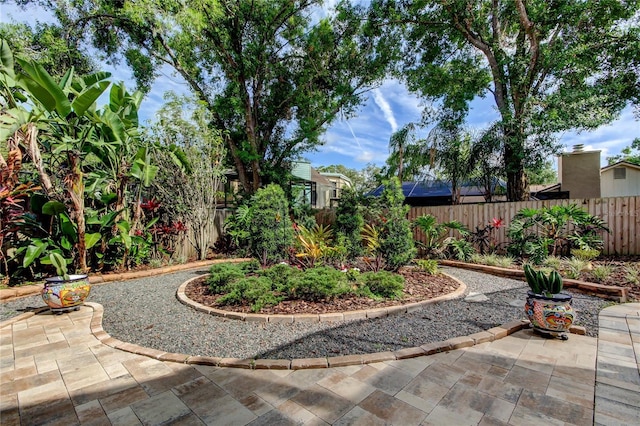 3406 Hollyhock Way, Tampa, FL 33618 - fenced backyard featuring a patio