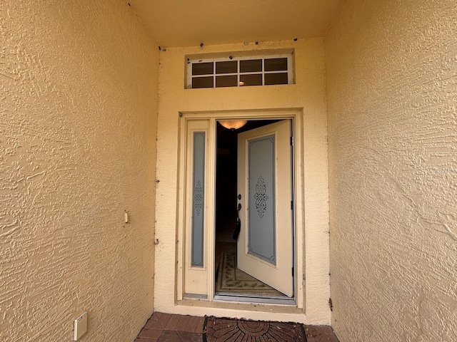 2846 N Kittery Pt, Hernando, FL 34442 - entrance to property with stucco siding
