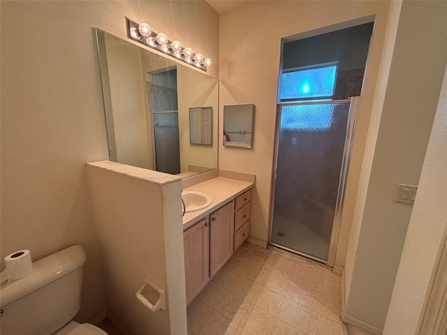 2846 N Kittery Pt, Hernando, FL 34442 - full bath with a shower stall, toilet, and vanity