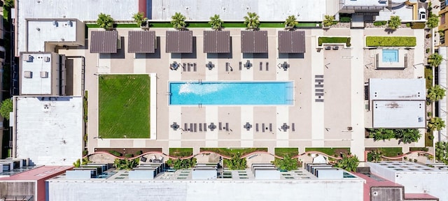 1208 E Kennedy Blvd Unit 831, Tampa, FL 33602 - aerial view of a pool