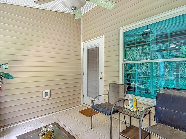 1628 Lullwater Ln, Lutz, FL 33549 - view of patio / terrace featuring ceiling fan