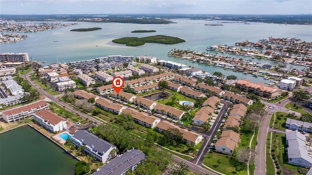 view of property location with a nearby body of water