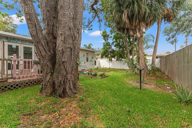 4600 Chancellor St NE, Saint Petersburg, FL 33703 - view of yard with a deck