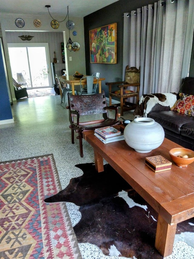 307 Druid Hills Rd, Temple Terrace, FL 33617 - dining area with speckle patterned floor