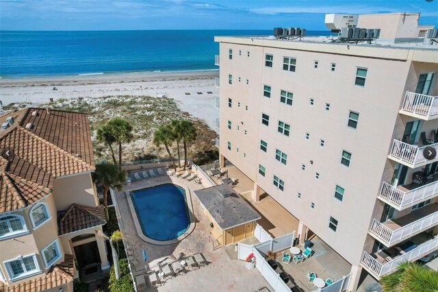 13440 Gulf Blvd Unit 501, Madeira Beach, FL 33708 - aerial view of expansive beach and apartment complex