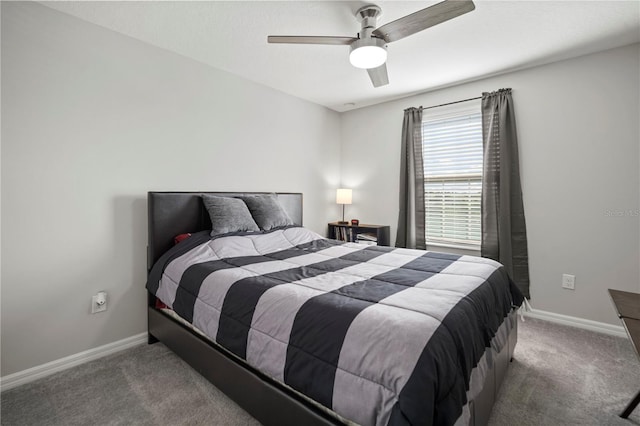 9640 Lemon Drop Loop, Ruskin, FL 33573 - carpeted bedroom with baseboards and a ceiling fan