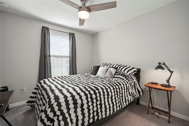 9640 Lemon Drop Loop, Ruskin, FL 33573 - carpeted bedroom featuring baseboards and ceiling fan