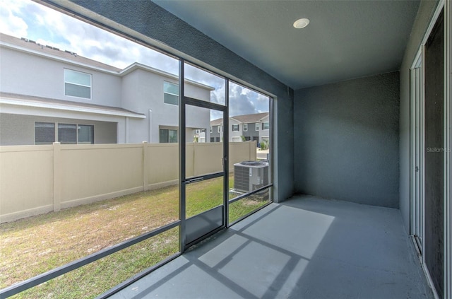 2882 Peony Prairie Ln, Wesley Chapel, FL 33543 - view of unfurnished sunroom