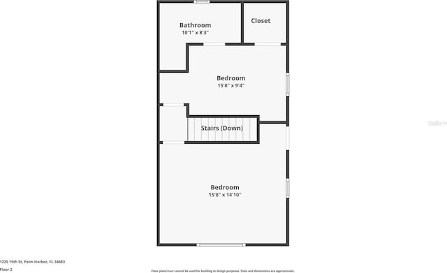 1225 15th St, Palm Harbor, FL 34683 - property floor plan