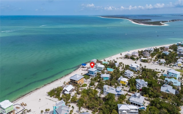 4620 Oro Pesos Ln, Captiva, FL 33924 - aerial overview of property's location featuring expansive coastline