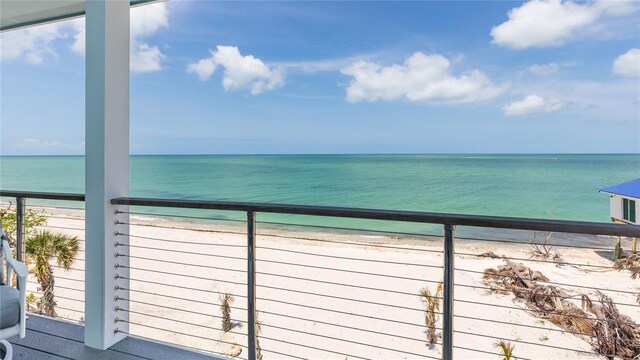 4620 Oro Pesos Ln, Captiva, FL 33924 - water view featuring local beach