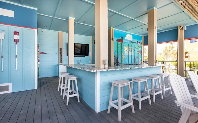 4620 Oro Pesos Ln, Captiva, FL 33924 - view of wooden deck