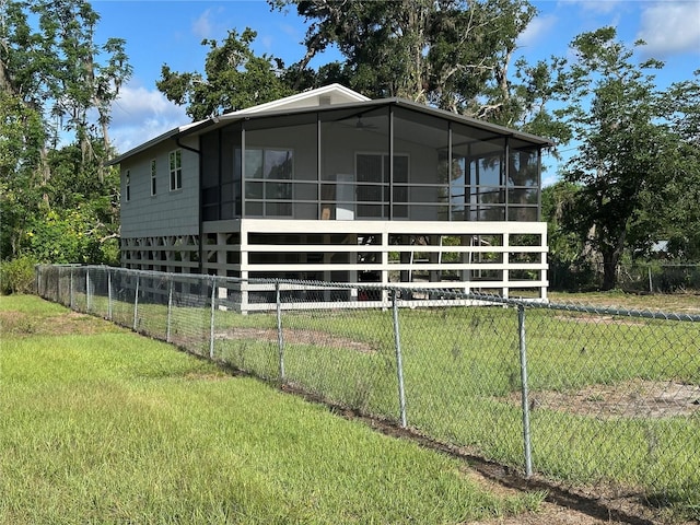 11729 John Robbins Rd, Riverview, FL 33578 - view of front of house with a sunroom