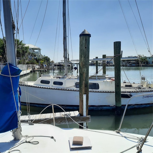 319 Boca Ciega Dr, Madeira Beach, FL 33708 - dock area with a water view