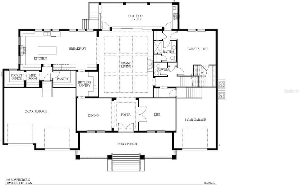 146 Bosphorous Ave, Tampa, FL 33606 - home floor plan