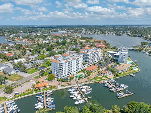 1325 Snell Isle Blvd NE Unit 810, Saint Petersburg, FL 33704 - bird's eye view of a marina and a large body of water