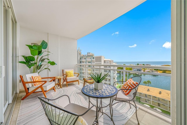 1325 Snell Isle Blvd NE Unit 810, Saint Petersburg, FL 33704 - balcony with a water view