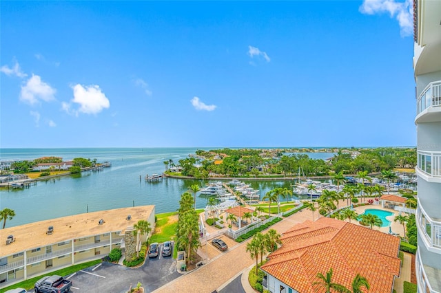 1325 Snell Isle Blvd NE Unit 810, Saint Petersburg, FL 33704 - drone / aerial view of a large body of water