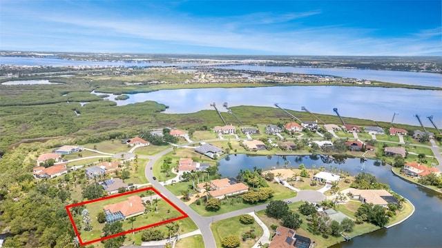 6120 9th Avenue Cir NE, Bradenton, FL 34212 - view of property location with property boundaries highlighted, a nearby body of water, and nearby suburban area