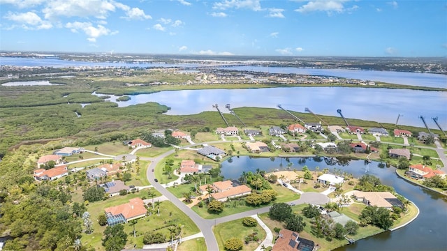 6120 9th Avenue Cir NE, Bradenton, FL 34212 - aerial view of property and surrounding area featuring a nearby body of water and nearby suburban area