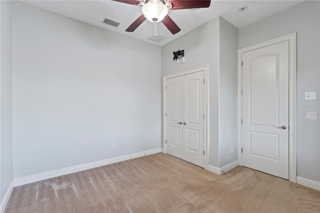15104 Azra Dr, Odessa, FL 33556 - unfurnished bedroom featuring carpet flooring, baseboards, a closet, and ceiling fan
