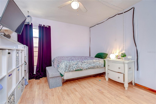 4911 Country Aire Ln, Tampa, FL 33624 - bedroom featuring wood finished floors and ceiling fan