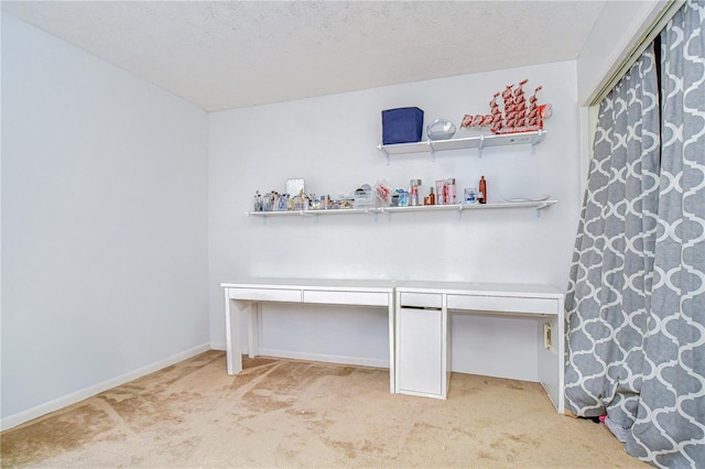 4911 Country Aire Ln, Tampa, FL 33624 - office area featuring light carpet and baseboards