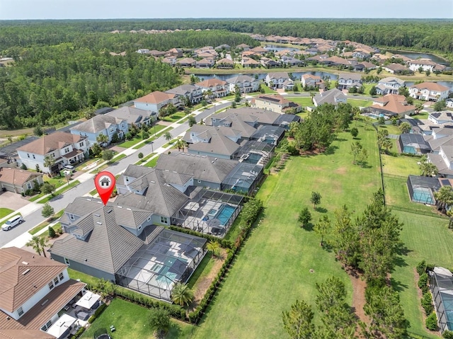 3850 Bonfire Dr, Odessa, FL 33556 - aerial perspective of suburban area
