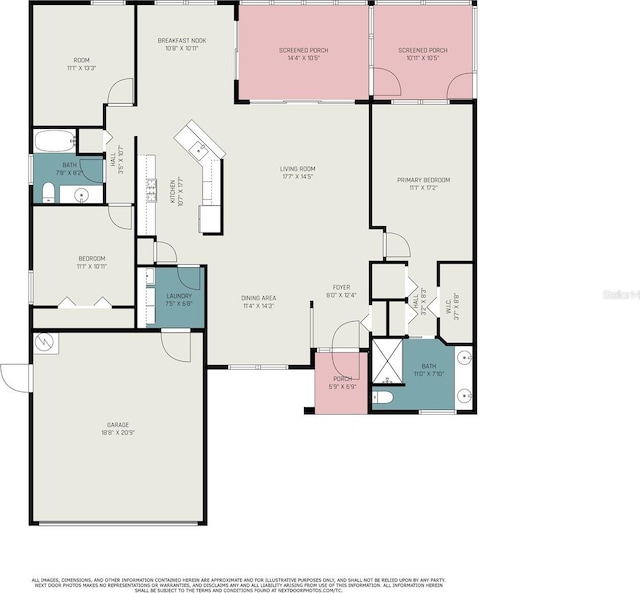 13819 Stoneridge Dr, Hudson, FL 34669 - floor plan / room layout