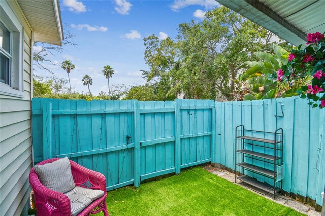 556 Virginia St, Dunedin, FL 34698 - view of fenced backyard